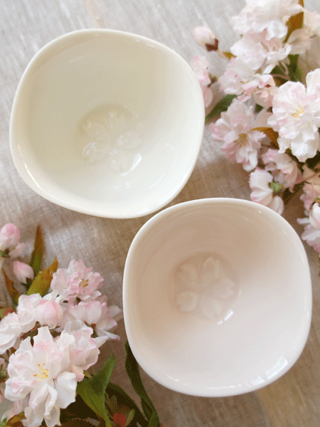 miyama】sakura 桜 さくら/煎茶/カップ/湯のみ/磁器/深山/日本製 - Nature Ave.