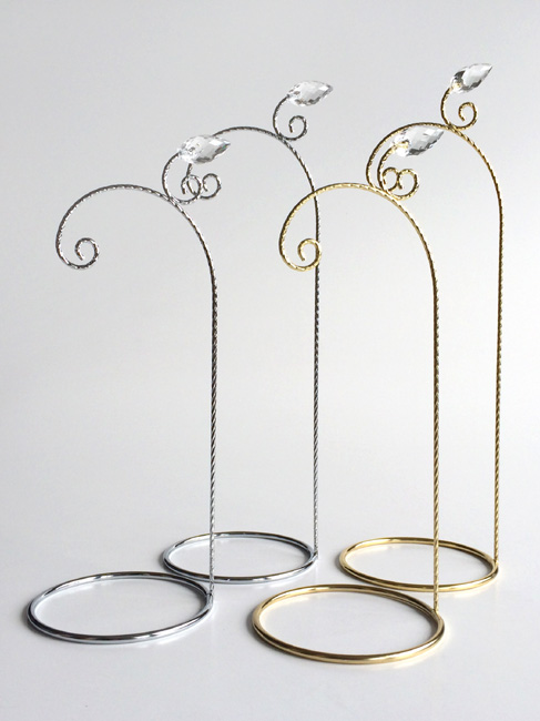 Fairy オーナメントハンガー S ゴールド シルバー 2本セット ワイヤー スタンド ネックレス スタンド Nature Ave