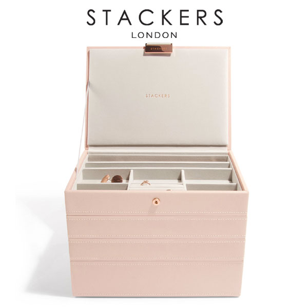 【STACKERS】クラシック　ジュエリーボックス 　選べる4個セット   ブラッシュピンク 4set Blush Pink スタッカーズ