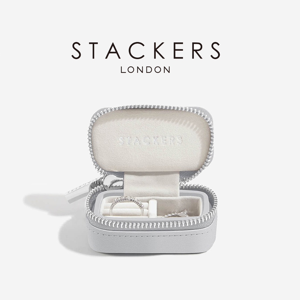 Stackers トラベル ジュエリーボックス S ペブルグレー Pebble Grey Nature Ave