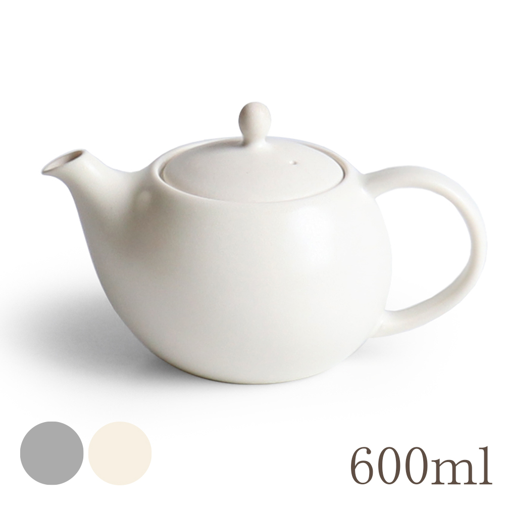 SALIU】結 YUI ティーポット ６００ml 急須 ティーカップ 湯飲み ソーサー 茶托 陶器 磁器 白磁 丸い かわいい 可愛い 美濃焼 急須  日本製 ＬＯＬＯ ロロ おしゃれ かわいい きゅうす 茶こし 人気 おすすめ デザイン 紅茶のための茶器 - Nature Ave.