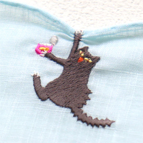 カンシャー猫の刺繍イメージ