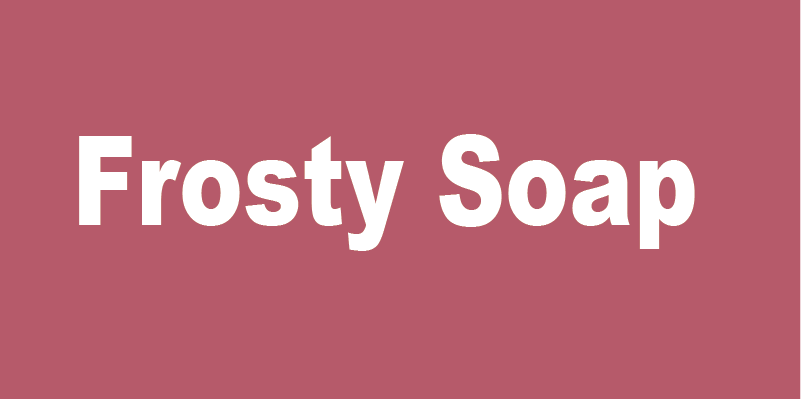 Frosty Soap