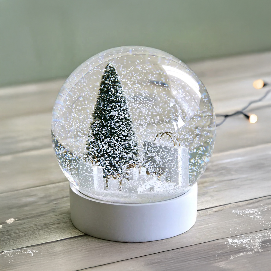 画像5: 【 HM 】ツリー&ギフト スノードーム ZODAX LA H16cm シンプルでおしゃれ (5)
