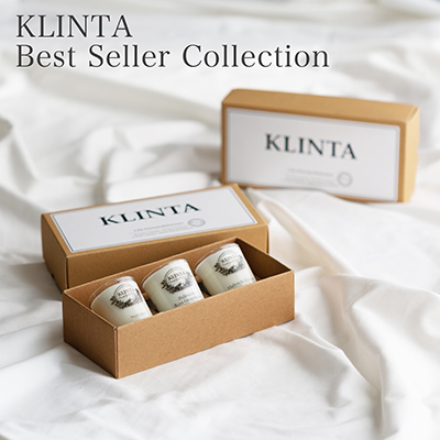画像1: 【KLINTA】クリンタ　ベストセラーコレクション　マッサージキャンドル　アロマキャンドル　３個セット　 (1)