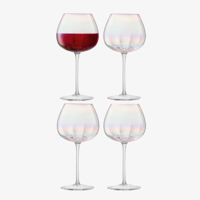 LSA】PEARL ワイングラス 460ml 4個セット Pearl Red Wine Glass x 4