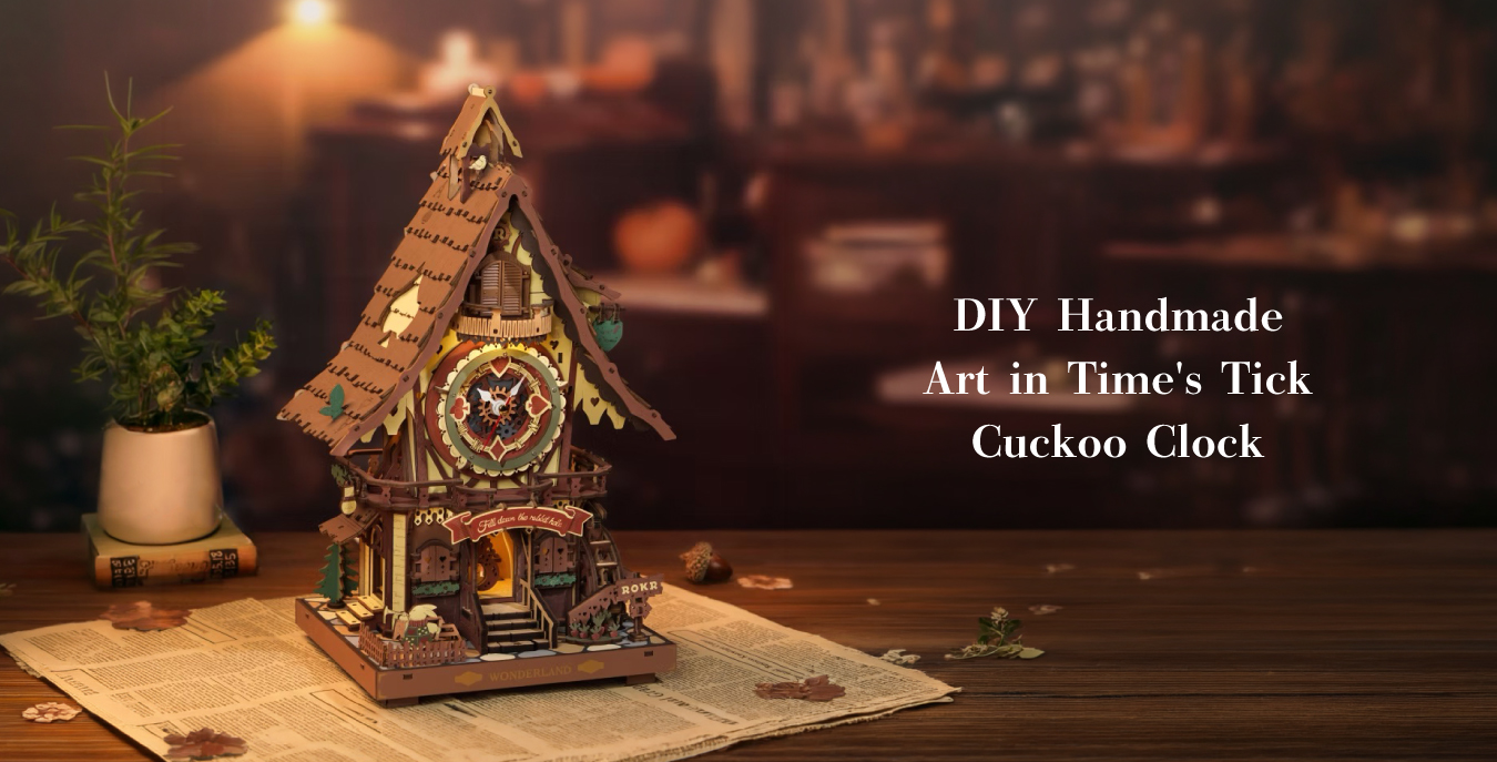 Rolife ROBOTIME ウッドパズル　手作り　DIY 大人のトイ　癒しの時間　組み立てる　キット　工作　手作りキット