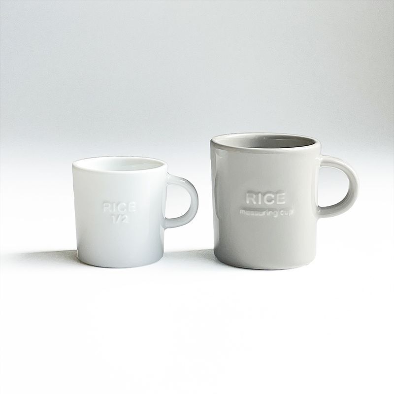 Smart Mini Kitichen おこめカップ 1合 ライスカップ お米 メジャーカップ 計量カップ 1合 陶器 磁器 日本製 Nature Ave Smart Mini Kitichen おこめカップ 1合 ライスカップ お米 メジャーカップ 計量カップ 1合 陶器 磁器 日本製 Nature Ave
