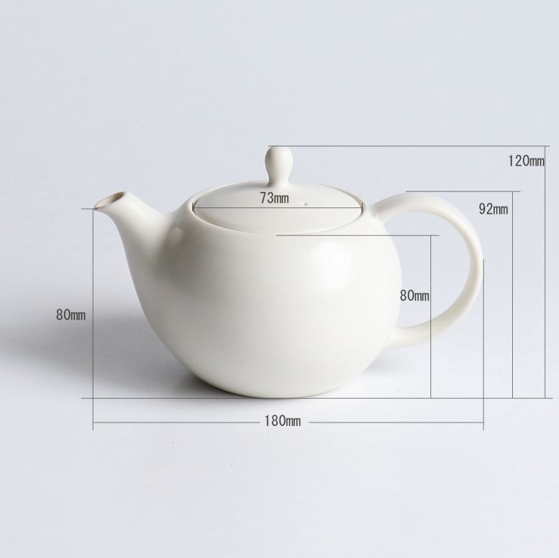 SALIU】結 YUI ティーポット ６００ml 急須 ティーカップ 湯飲み ソーサー 茶托 陶器 磁器 白磁 丸い かわいい 可愛い 美濃焼 急須  日本製 ＬＯＬＯ ロロ おしゃれ かわいい きゅうす 茶こし 人気 おすすめ デザイン 紅茶のための茶器 - Nature Ave.