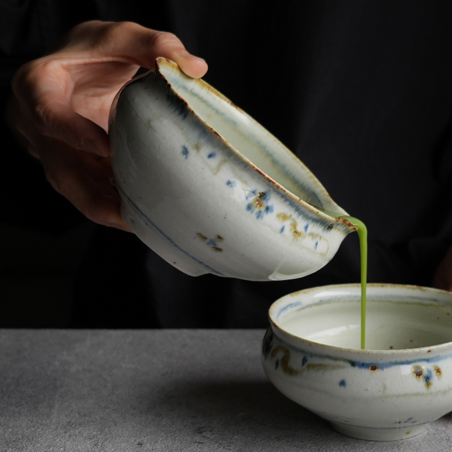 南窯 葉音 片口抹茶碗 伝統工芸士 職人 手作り