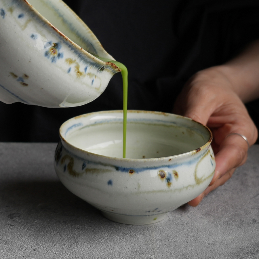 南窯 葉音 抹茶碗 伝統工芸士 職人 手作り