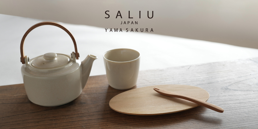 山桜の楕円プレート　木製プレート　日本製の木製茶敷