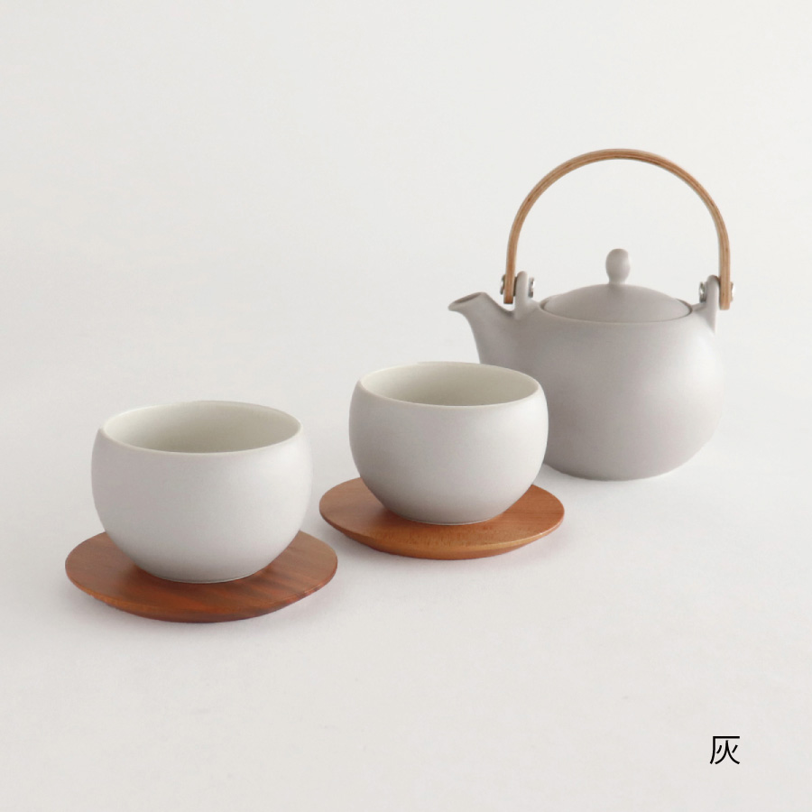 画像10: 【SALIU】結 YUI 土瓶 急須 330ml カップ　ギフト 5点Set  急須セット  美濃焼  日本製 (10)