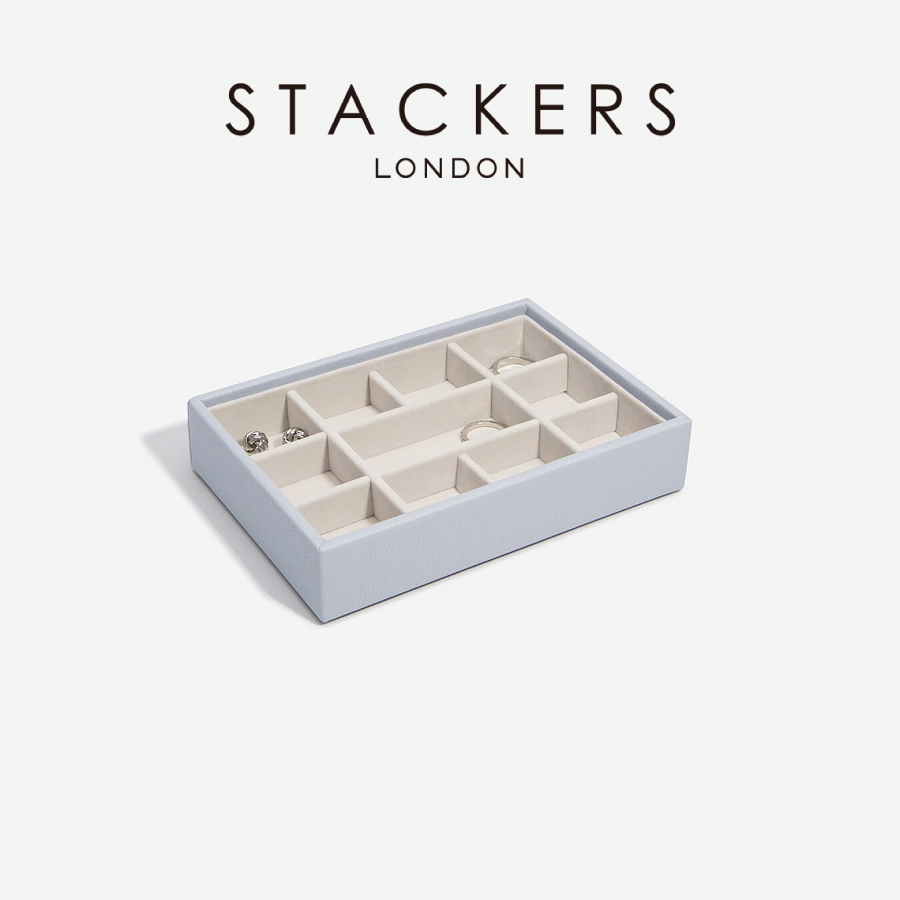 【STACKERS】ミニ ジュエリーボックス 11sec 11個仕切り ラベンダー Lavender スタッカーズ イギリス ロンドン