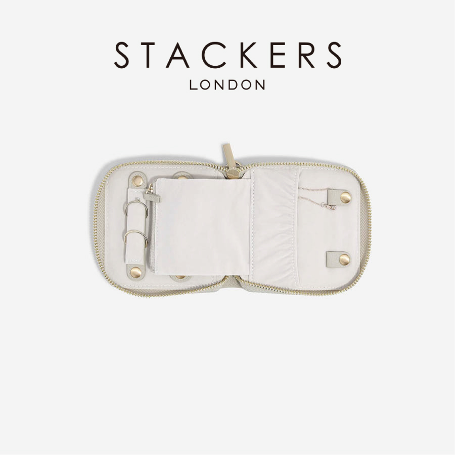 画像1: 【STACKERS】コンパクトジュエリーロール オートミール　Oatmeal Compact Jewellery Roll　スタッカーズ (1)