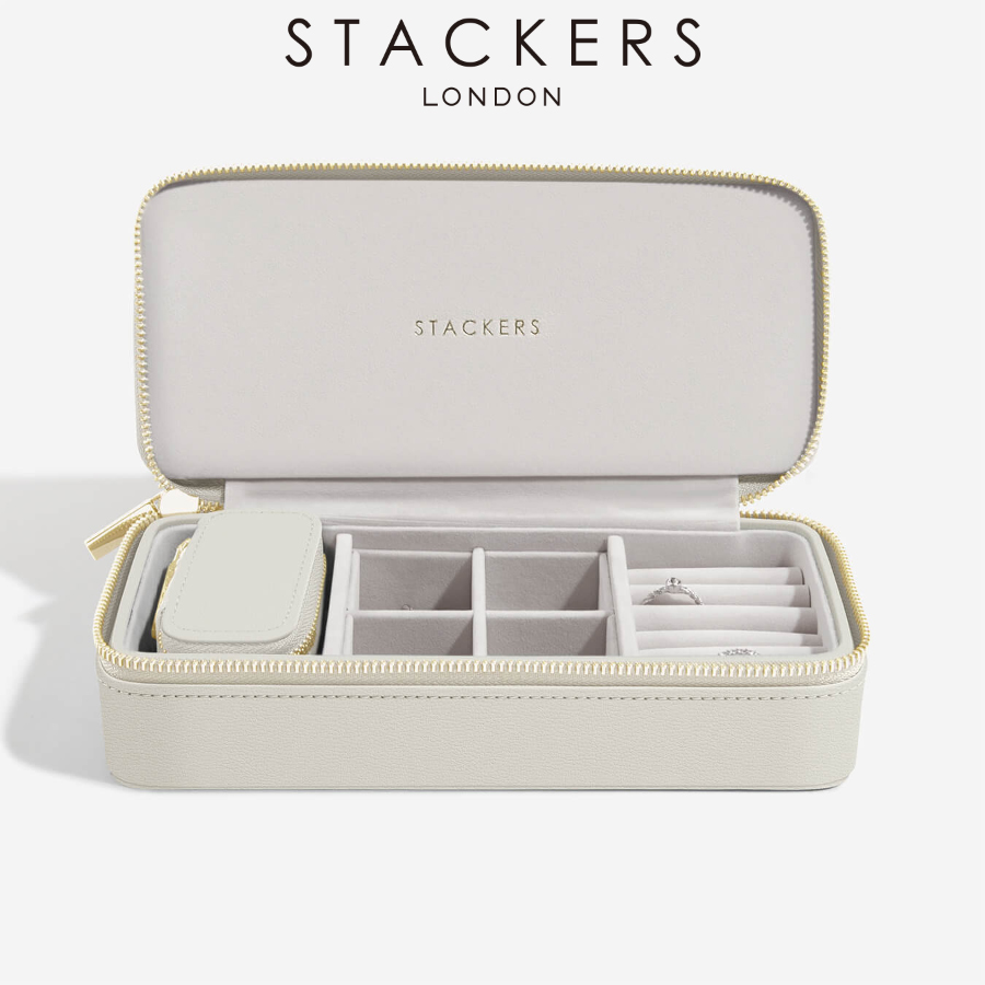 【STACKERS】トラベル ジュエリー ボックス L オートミール　Oatmeal Travel L スタッカーズ