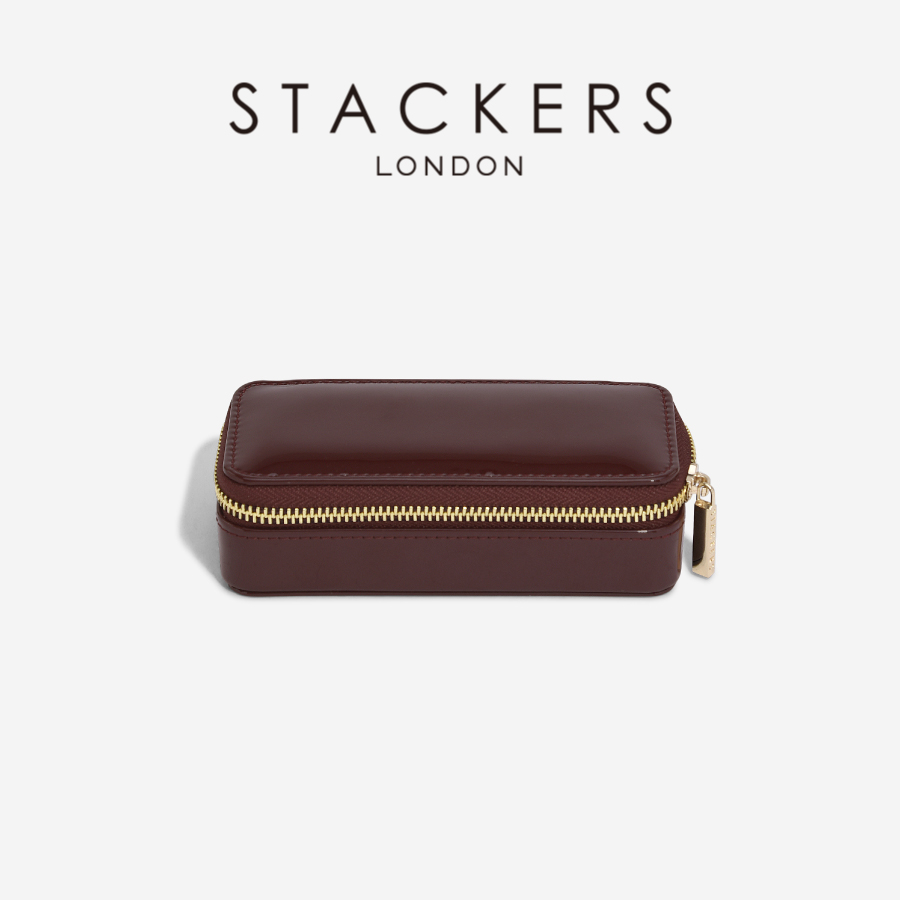 画像9: 【STACKERS】トラベル ジュエリーボックス M Travel M パテントチェリー Patent Cherry トラベルM スタッカーズ ロンドン (9)