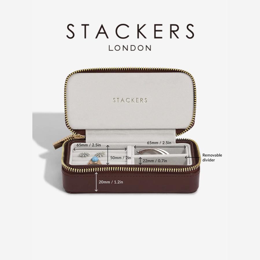 画像10: 【STACKERS】トラベル ジュエリーボックス M Travel M パテントチェリー Patent Cherry トラベルM スタッカーズ ロンドン (10)