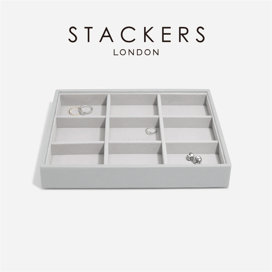 【STACKERS】クラシック ジュエリーボックス 9sec ペブルグレー　Pebble Grey スタッカーズ ロンドン イギリス