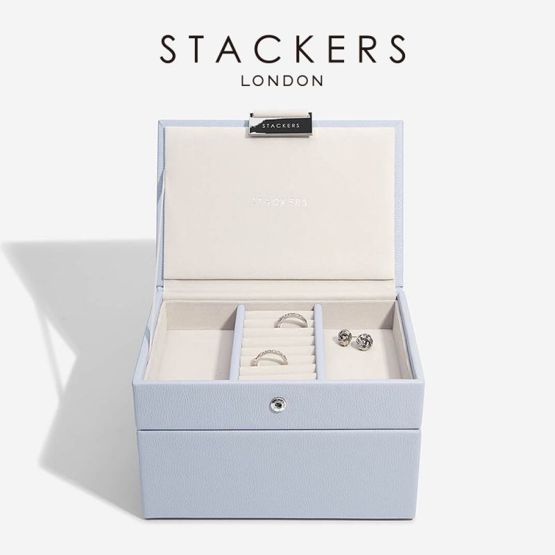 画像1: 【STACKERS】選べるミニ ジュエリーボックス 2セット  ラベンダー lavender パープル　ライトパープル (1)