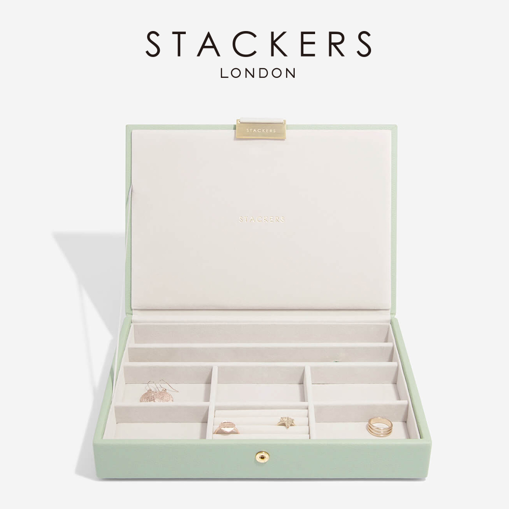 【STACKERS】クラシック ジュエリーケース Lid セージグリーン Sage green スタッカーズ - Nature Ave.