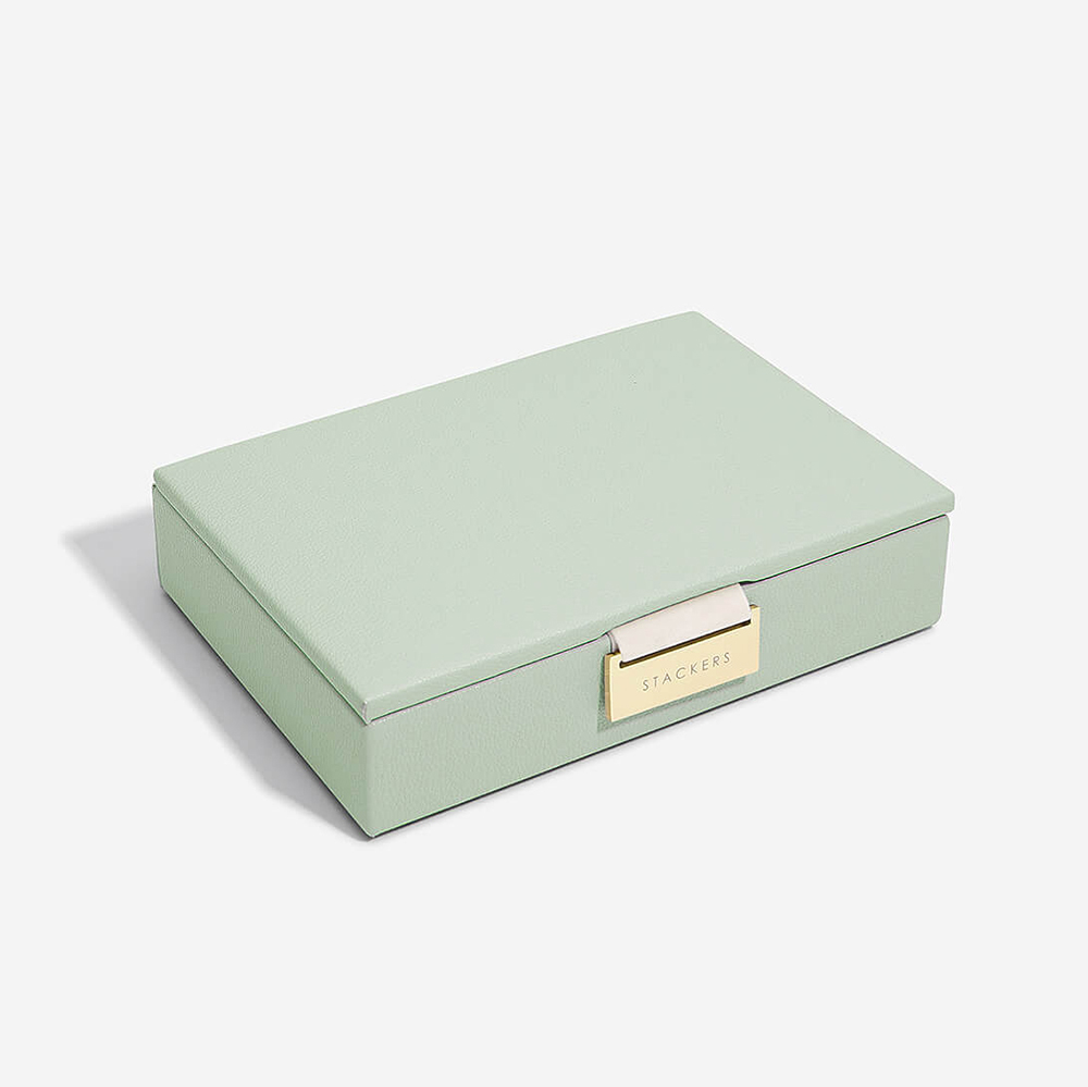STACKERS】ミニ ジュエリーボックス Lid セージグリーン green 緑 ...