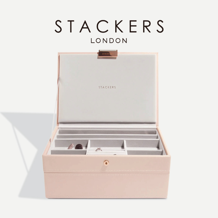 【STACKERS】クラシック　ジュエリーボックス　選べる　2個セット 2set　ブラッシュピンク　Blush Pink　スタッカーズ