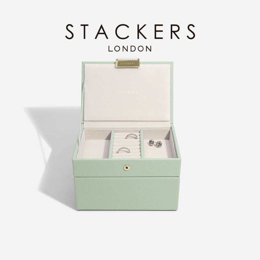 【STACKERS】ミニ ジュエリーボックス 選べる2個セット 2set  セージグリーン SageGreen スタッカーズ