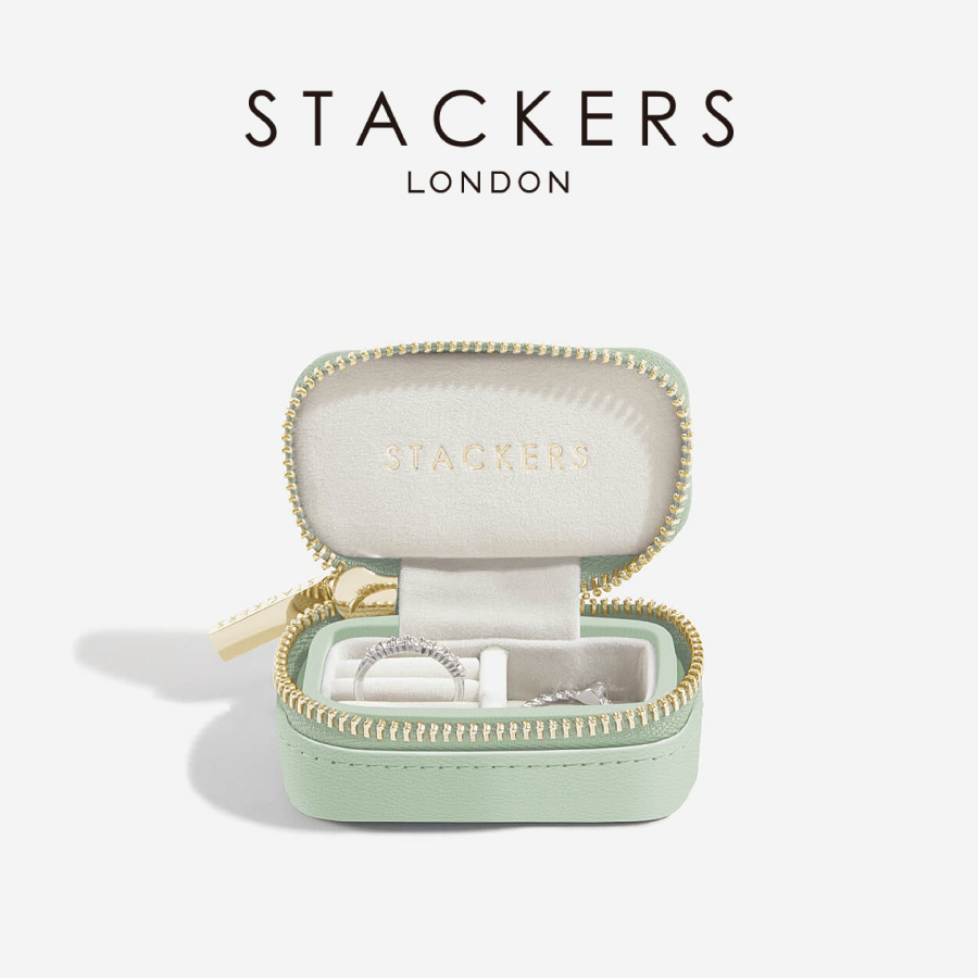 【STACKERS】トラベル ジュエリーボックス S TravelS セージ グリーン Sage Green　スタッカーズ