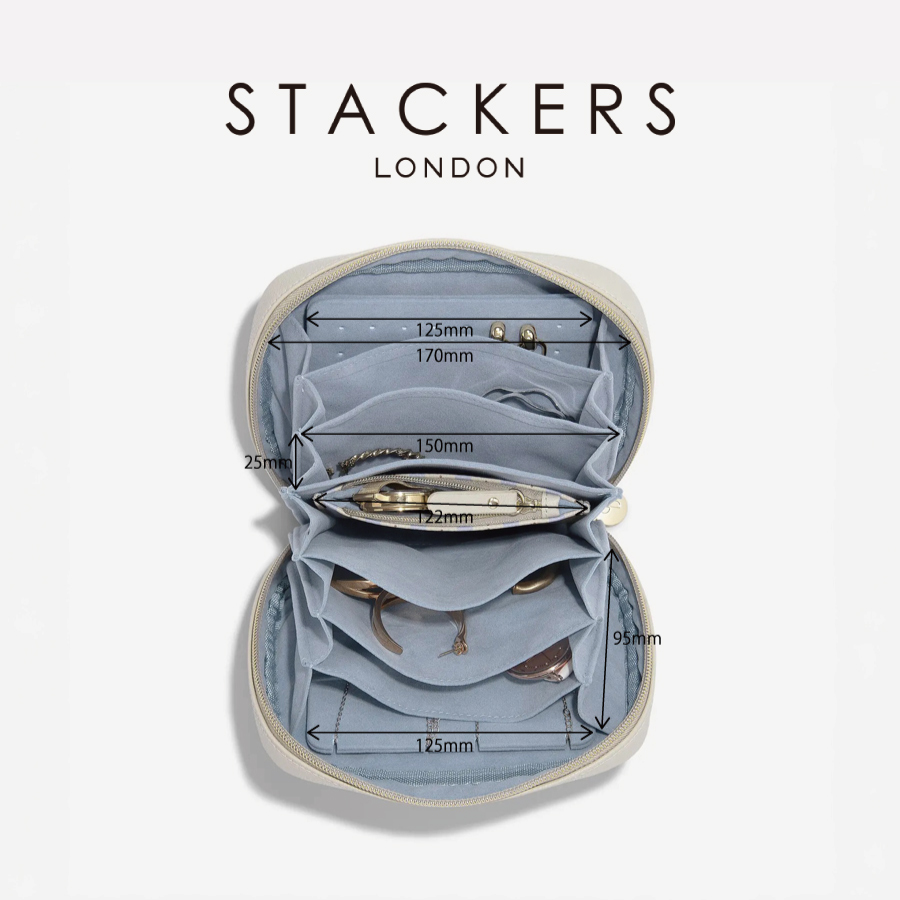 画像16: 【STACKERS】ストライプアコーディオン  Stripe Accordion 　オートミール＆ブルーOatmeal＆Blue　スタッカーズ　イギリス　ロンドン (16)