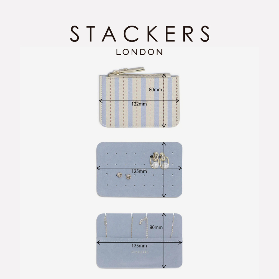 画像17: 【STACKERS】ストライプアコーディオン  Stripe Accordion 　オートミール＆ブルーOatmeal＆Blue　スタッカーズ　イギリス　ロンドン (17)