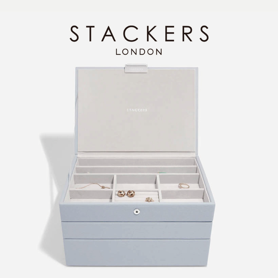 【STACKERS】クラシック　ジュエリーボックス  選べる 3個セット  3set　ラベンダー Lavender 　スタッカーズ