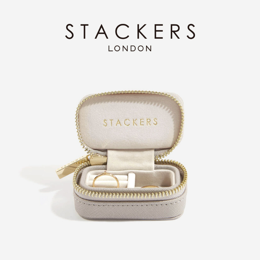 STACKERS】トラベル ジュエリーボックス S トープ グレージュ Taupe Nature Ave.